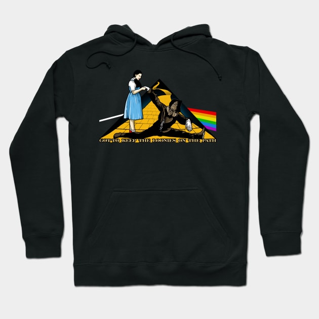 Dark Side Of The Rainbow Hoodie by Harley Warren